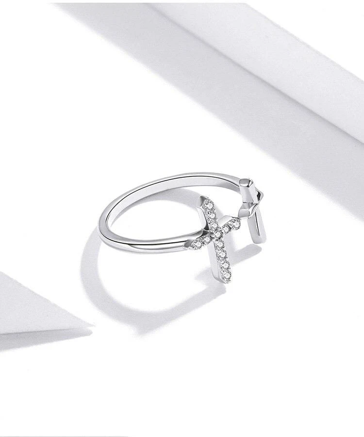 Christian Ring Duo Ring (Silver) 6 Christian Ring Duo Ring (Silver) - Image 4