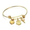 Women's Cross Bracelet Charm 1 Women's Cross Bracelet Charm -Lord's Guidance bangle with cross charm lord s guidance