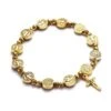 Women's Cross Bracelet Benedictine -Lord's Guidance benedictine cross bracelet gold lords guidance