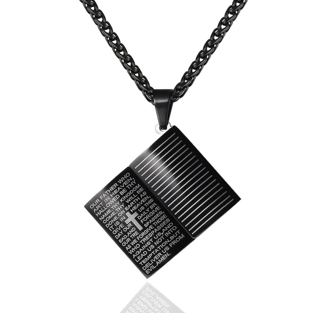 Men's Christian Necklace Bible Pendant 6 Men's Christian Necklace Bible Pendant - Image 4