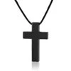 Men's Christian Necklace Rope 2 Men's Christian Necklace Rope -Lord's Guidance black men scross rope necklace lord s guidance