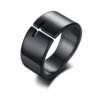 Christian Ring Black 2 Christian Ring Black -Lord's Guidance black steel ring cross lord s guidance