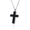 Women's Christian Necklace Black Cross Urn 1 Women's Christian Necklace Black Cross Urn -Lord's Guidance blackcrossurnnecklace