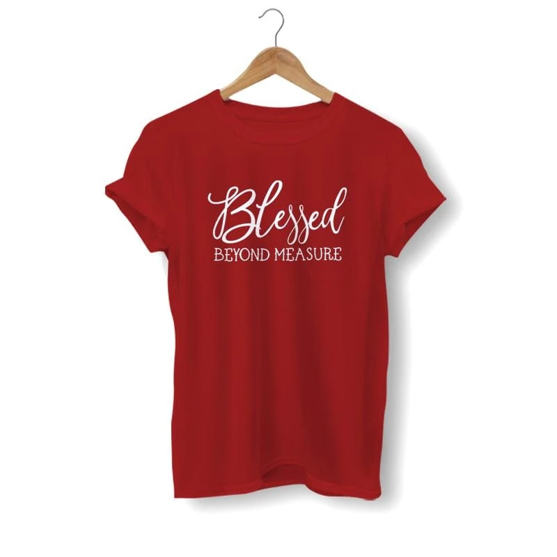 Christian T-Shirt Blessed Beyond Measure 9 Christian T-Shirt Blessed Beyond Measure - Image 7