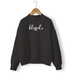 Christian Sweatshirt Blessed 13 Christian Sweatshirt Blessed -Lord's Guidance blessed crewneck sweatshirt black