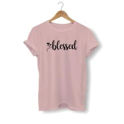 Christian T-Shirt Blessed 22 Christian T-Shirt Blessed -Lord's Guidance blessed shirt womens peach