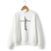Christian Sweatshirt Blessed Cross 2 Christian Sweatshirt Blessed Cross -Lord's Guidance blessed sweatshirt white