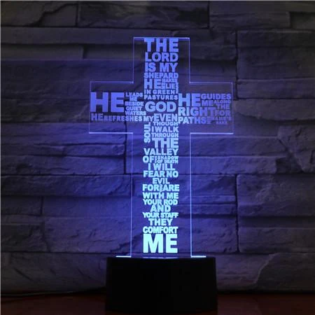 Christian Lamp Psalm 23 10 Christian Lamp Psalm 23 - Image 8