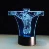 Christian Lamp INRI Cross Light 1 Christian Lamp INRI Cross Light -Lord's Guidance blue cross night light lords guidance