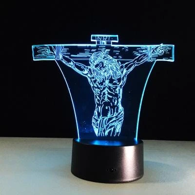 Christian Lamp INRI Cross Light 3 Christian Lamp INRI Cross Light