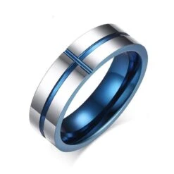 Christian Ring Blue Cross