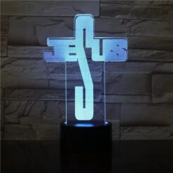 Christian Lamp Jesus Name 14 Christian Lamp Jesus Name -Lord's Guidance blue jesus night light lords guidance