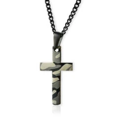 Men's Christian Necklace Camo