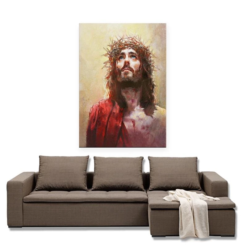 Christian Canvas Art Jesus Crown Of Thorns 3 Christian Canvas Art Jesus Crown Of Thorns