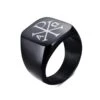 Christian Ring Chi Rho Signet Ring 2 Christian Ring Chi Rho Signet Ring -Lord's Guidance chirhosignetringblack