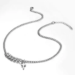 Women's Christian Necklace Choker 7 Women's Christian Necklace Choker -Lord's Guidance christian choker chain cross necklace lord s guidance