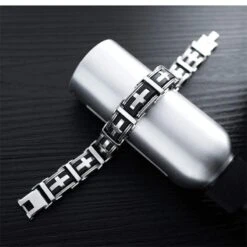 Men's Cross Bracelet Elegancy 9 Men's Cross Bracelet Elegancy -Lord's Guidance christian cross link bracelet lord s guidance