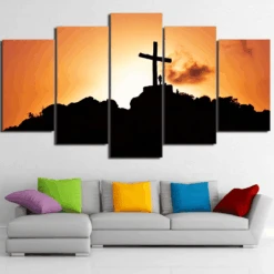 Christian Canvas Art Twilight 8 Christian Canvas Art Twilight -Lord's Guidance cross canvas art lords guidance