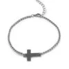 Men's Cross Bracelet Glossy