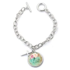 Women's Cross Bracelet Faith Bracelet