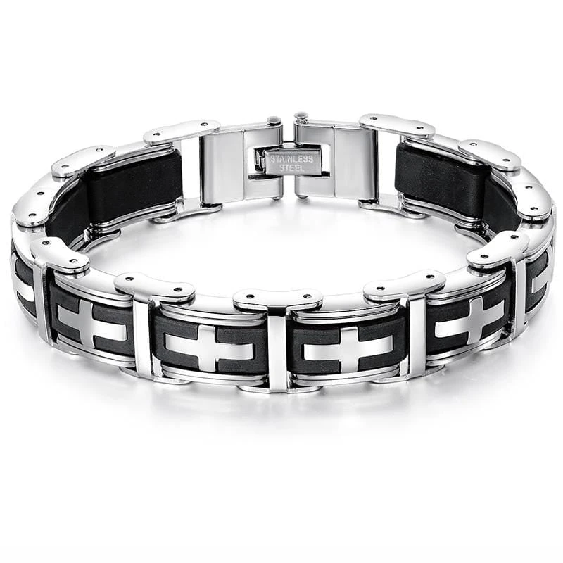 Men's Cross Bracelet Elegancy 3 Men's Cross Bracelet Elegancy