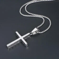 Men's Christian Necklace Second Coming 8 Men's Christian Necklace Second Coming -Lord's Guidance cross necklace stainless steel with chain lord s guidance