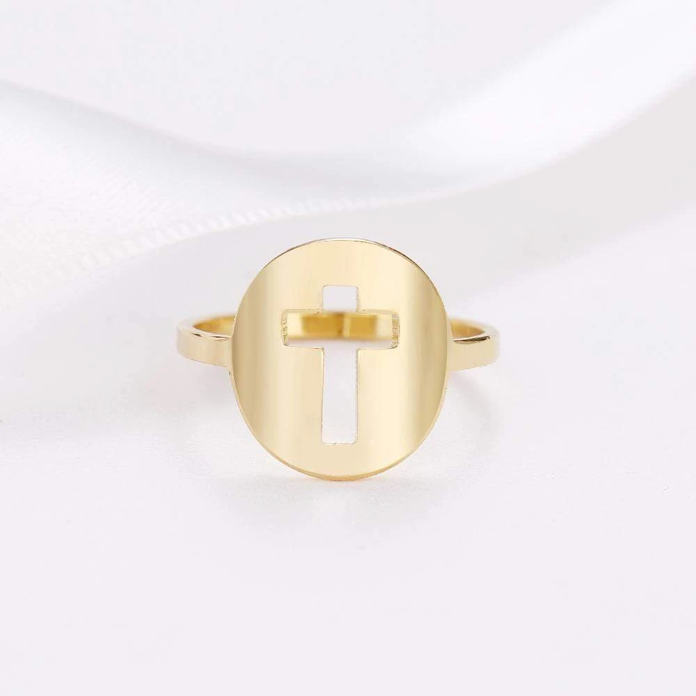 Christian Ring Hollowed 4 Christian Ring Hollowed - Image 2