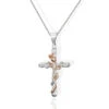 Women's Christian Necklace Flower Cross 1 Women's Christian Necklace Flower Cross -Lord's Guidance crossflowernecklace