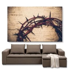 Christian Canvas Art Crown Of Thorns