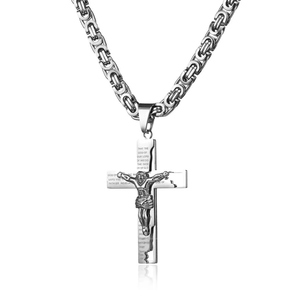 Men's Christian Necklace Risen 3 Men's Christian Necklace Risen