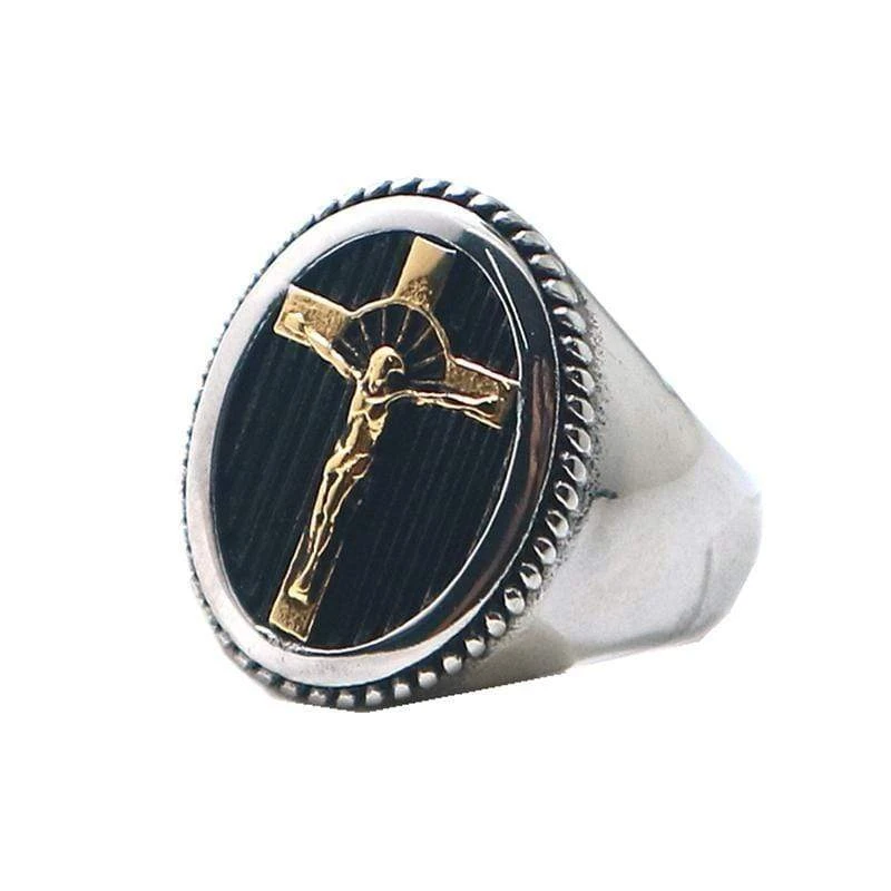 Christian Ring Crucifix 3 Christian Ring Crucifix