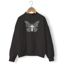 Christian Sweatshirt Butterfly 17 Christian Sweatshirt Butterfly -Lord's Guidance cute christian sweatshirts black