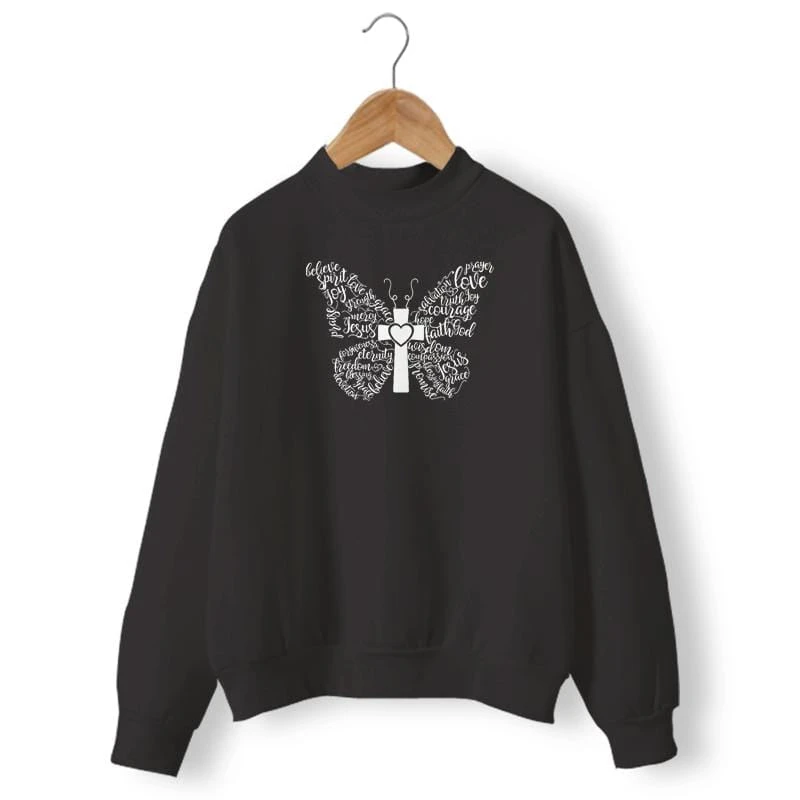 Christian Sweatshirt Butterfly 7 Christian Sweatshirt Butterfly - Image 5