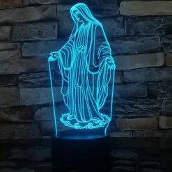 Christian Lamp Mother Mary