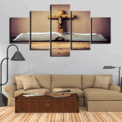 Christian Canvas Art Bible And Crucifix 10 Christian Canvas Art Bible And Crucifix -Lord's Guidance decor bible wall art lords guidance