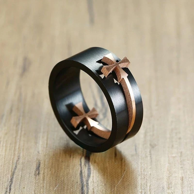 Christian Ring Patty Cross 7 Christian Ring Patty Cross - Image 5