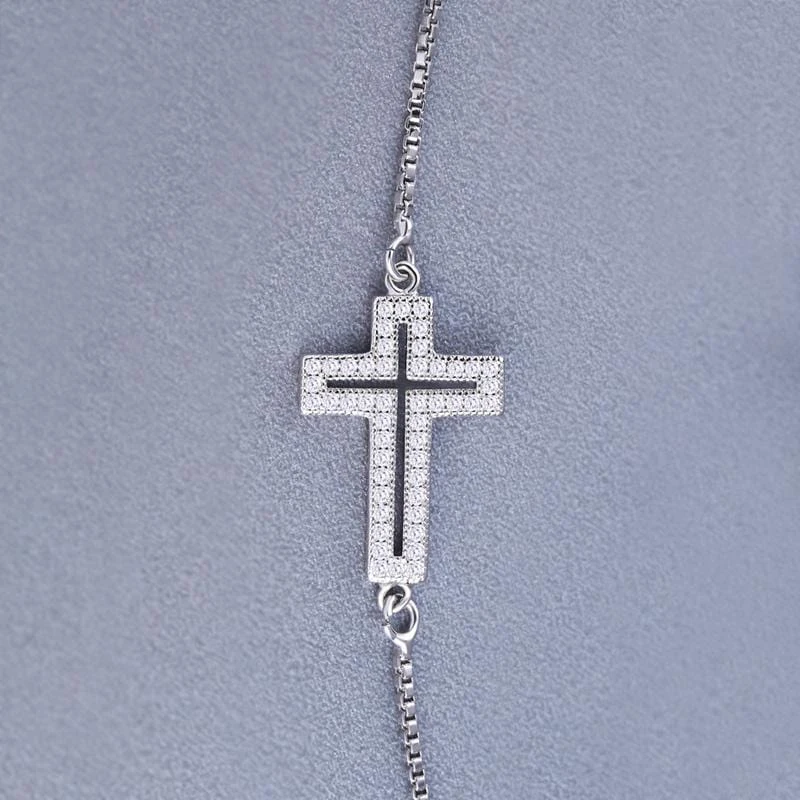 Women's Cross Bracelet Believe 5 Women's Cross Bracelet Believe - Image 3