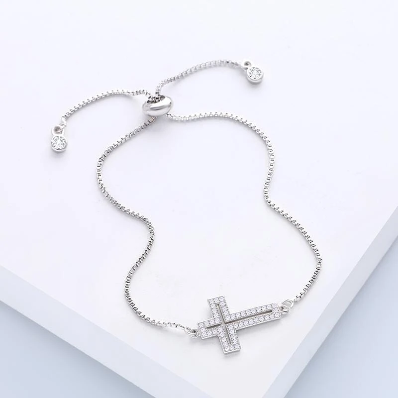 Women's Cross Bracelet Believe 7 Women's Cross Bracelet Believe - Image 5