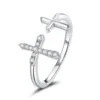 Christian Ring Duo Ring (Silver) -Lord's Guidance duo cross ring