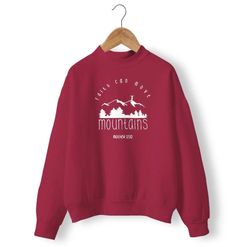 Christian Sweatshirt Faith Can Move Mountains 9 Christian Sweatshirt Faith Can Move Mountains - Image 7
