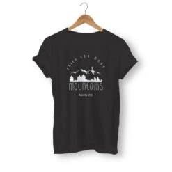 Christian T-Shirt Matthew 17:20 13 Christian T-Shirt Matthew 17:20 -Lord's Guidance faith can move mountains t shirt black
