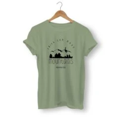Christian T-Shirt Matthew 17:20 16 Christian T-Shirt Matthew 17:20 -Lord's Guidance faith can move mountains t shirt olive