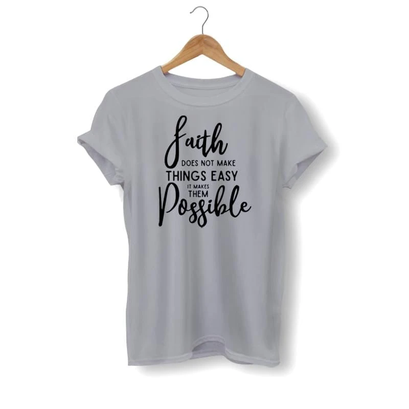 Christian T-Shirt Faith Makes It Possible 9 Christian T-Shirt Faith Makes It Possible - Image 7