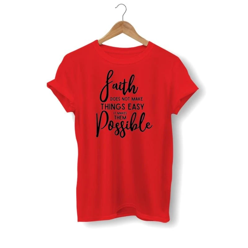 Christian T-Shirt Faith Makes It Possible 7 Christian T-Shirt Faith Makes It Possible - Image 5