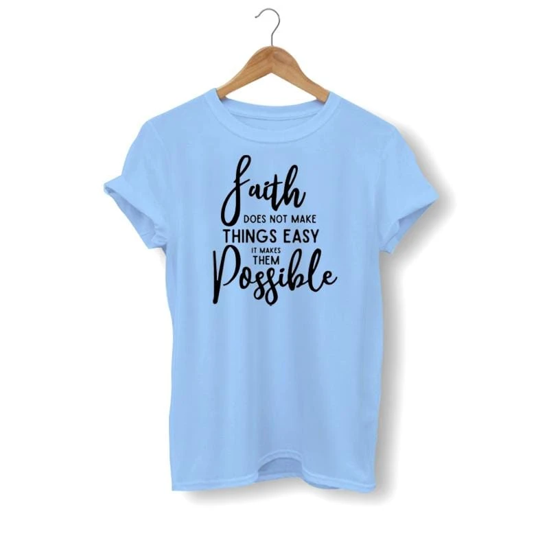 Christian T-Shirt Faith Makes It Possible 8 Christian T-Shirt Faith Makes It Possible - Image 6