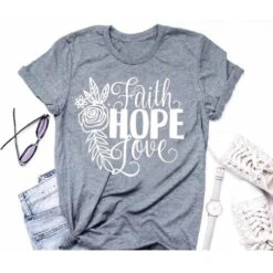 Christian T-Shirt Faith Hope Love 7 Christian T-Shirt Faith Hope Love -Lord's Guidance faith hope love t shirt