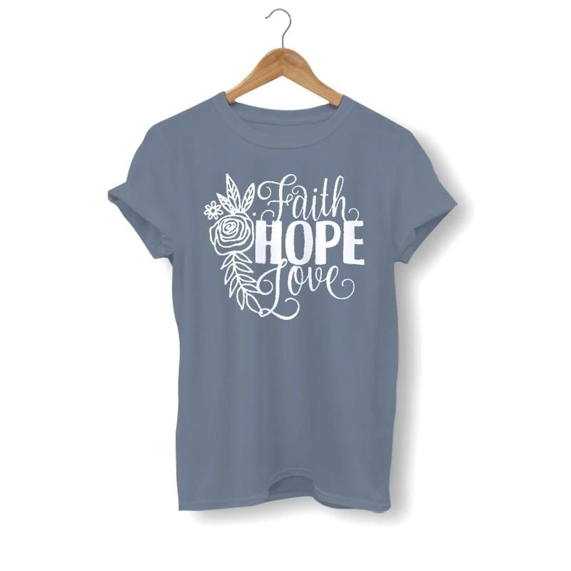 Christian T-Shirt Faith Hope Love 3 Christian T-Shirt Faith Hope Love