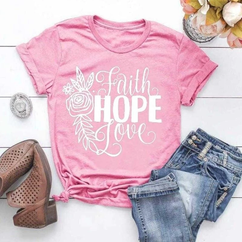 Christian T-Shirt Faith Hope Love 6 Christian T-Shirt Faith Hope Love - Image 4