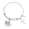 Women's Cross Bracelet Faith Over Fear -Lord's Guidance faith over fear bracelets lords guidance.com