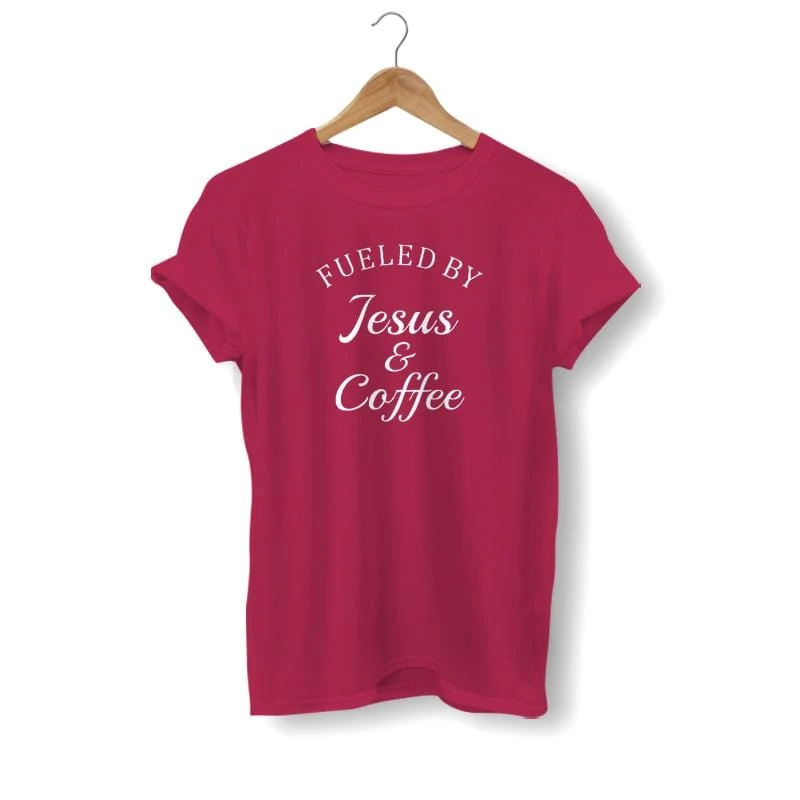 Christian T-Shirt Fueled By Jesus And Coffee 10 Christian T-Shirt Fueled By Jesus And Coffee - Image 8